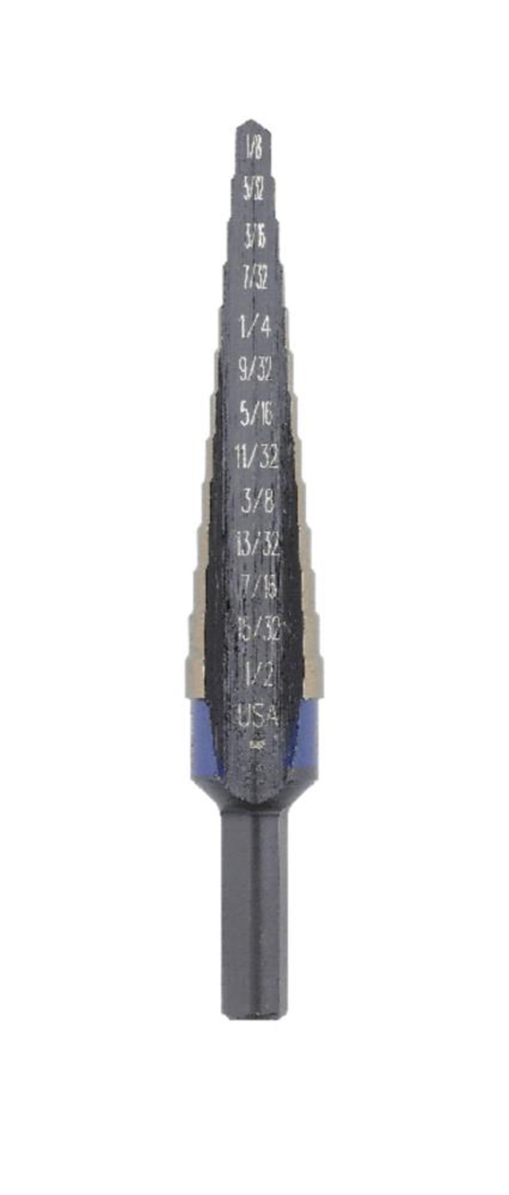 #1 Unibit 1/8In-1/2In x 1/32In