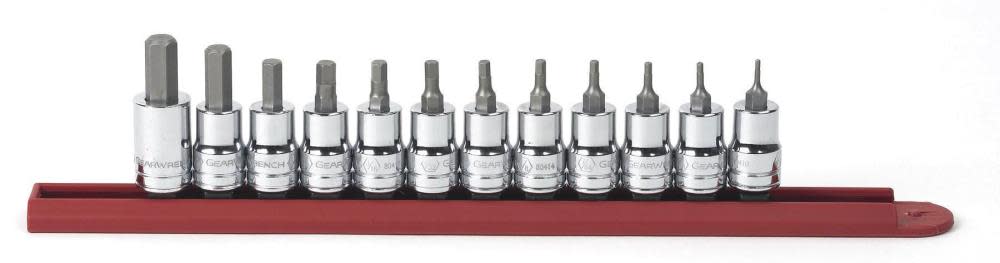 

GEARWRENCH Hex Bit Socket Set 12 pc. 3/8 In. Drive SAE