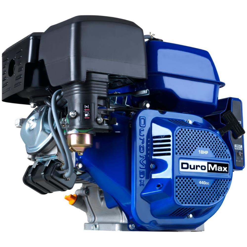 

Duromax 440cc Gas 1-Inch Shaft Recoil Electric Start Engine
