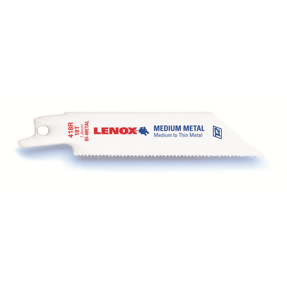 

Lenox Reciprocating Blade 4" x 3/4" 18 TPI