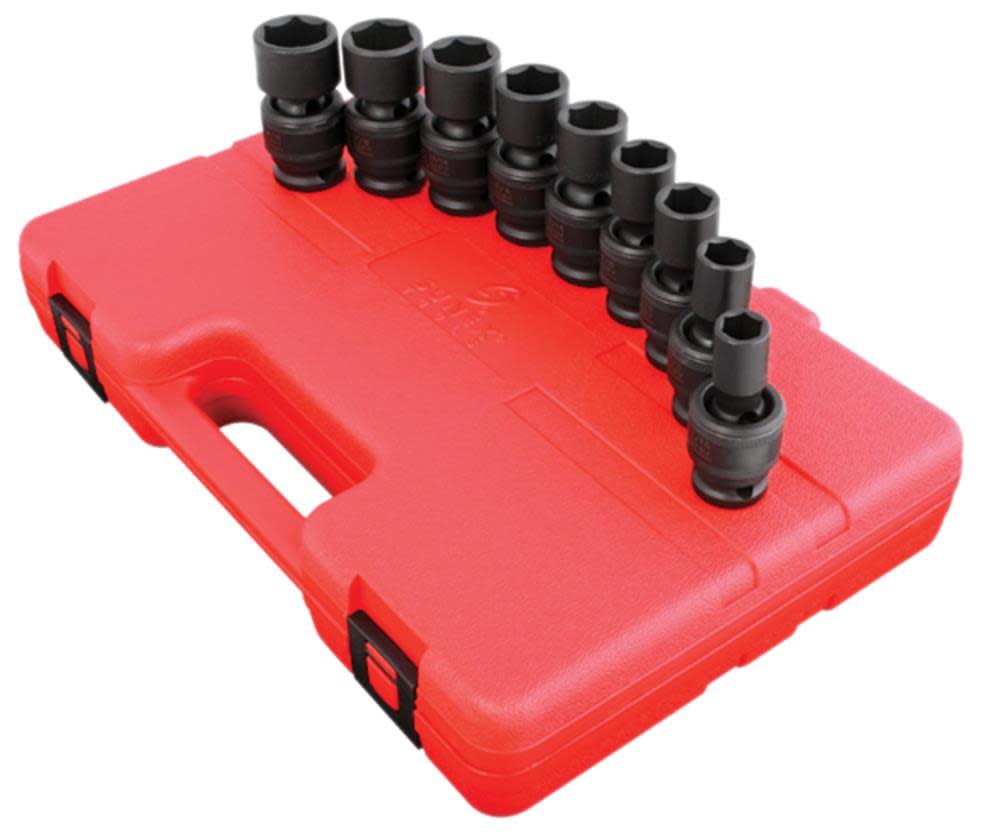 

Sunex 9 pc. 1/2 In. Drive SAE Universal Impact Socket Set