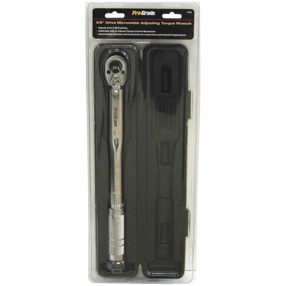 

Allied International Prograde Micrometer Adjusting Torque Wrench 3/8In Drive