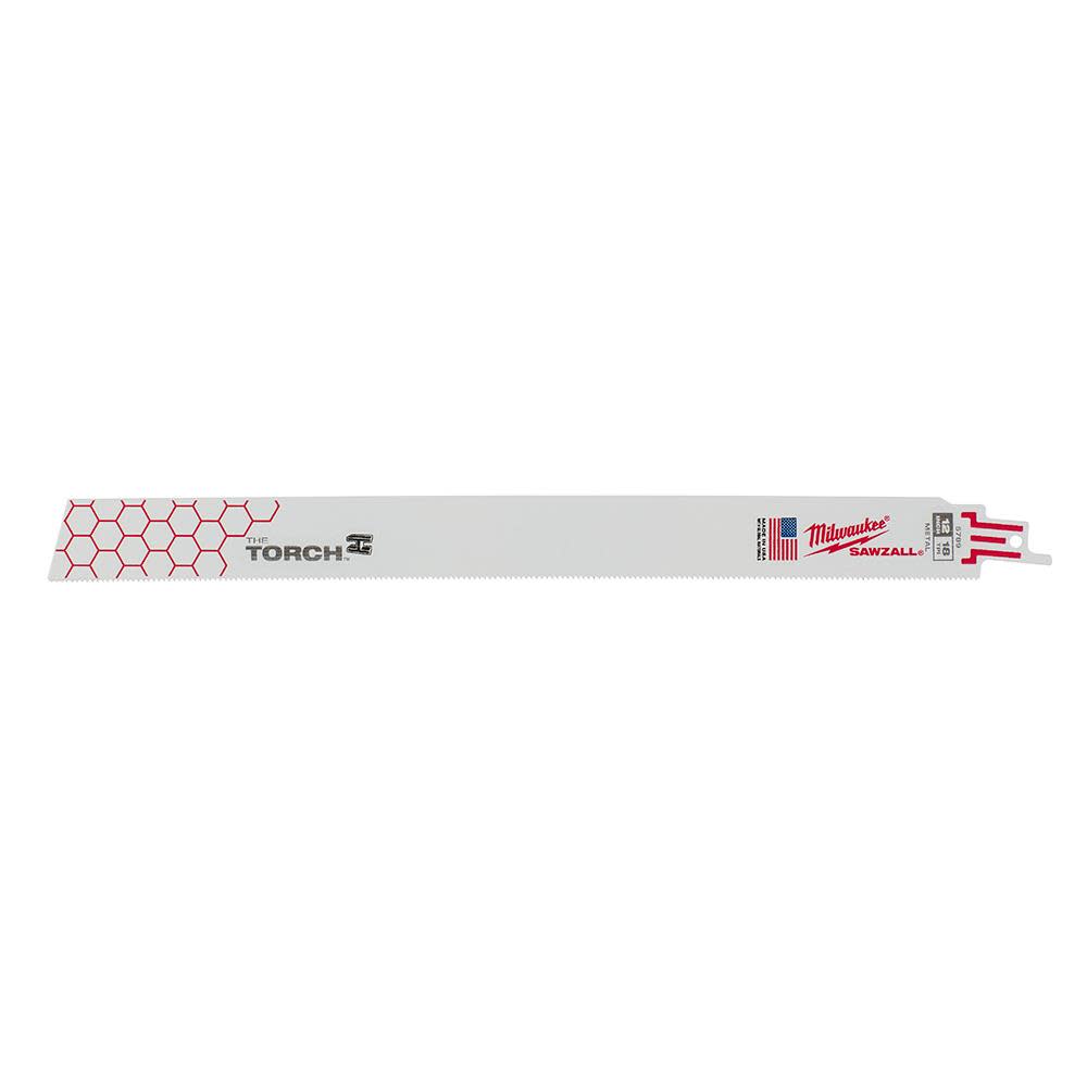 

Milwaukee 12 in. 18 TPI THE TORCH SAWZALL Blade 25PK