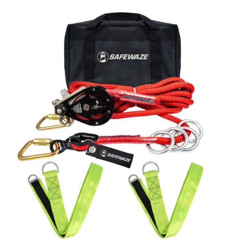 Safewaze 100 Ft. Cable HLL Cross Arm Straps, Web Energy Absorber 019