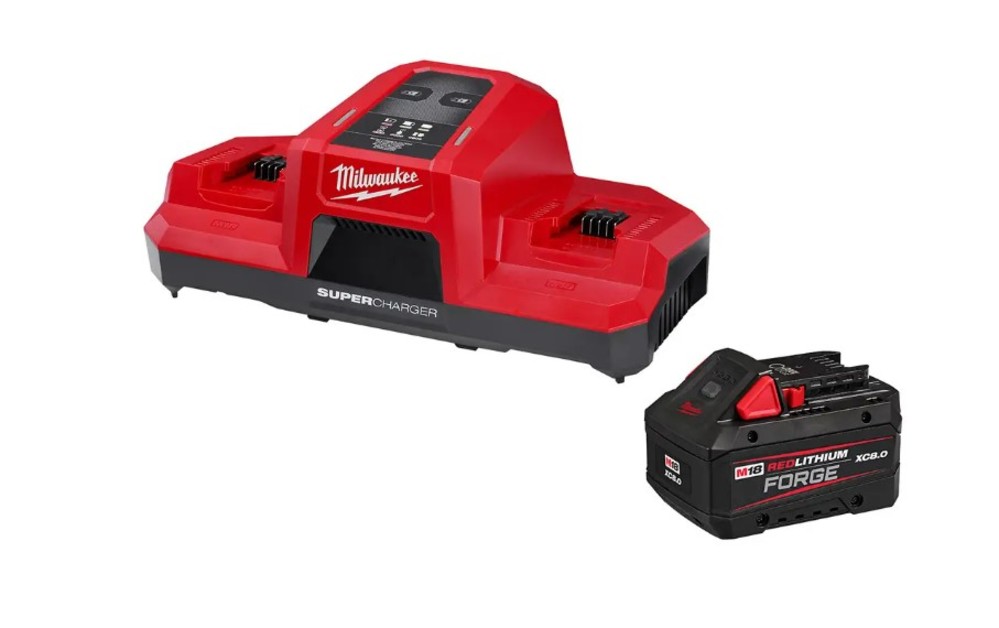 Milwaukee M18 Dual Bay Super Charger Starter Kit 48-59-1881SC