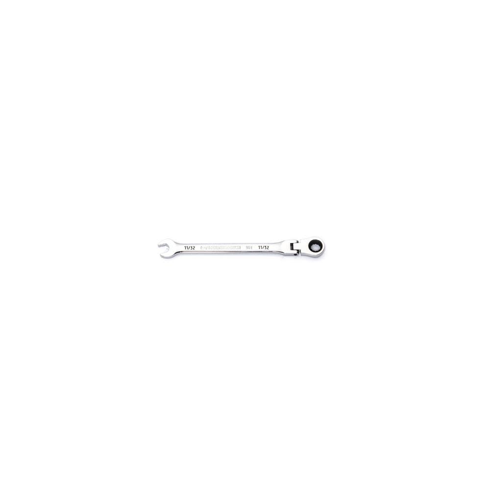 

GEARWRENCH 11/32" 90T 12 Point Flex Head Ratcheting Combination Wrench