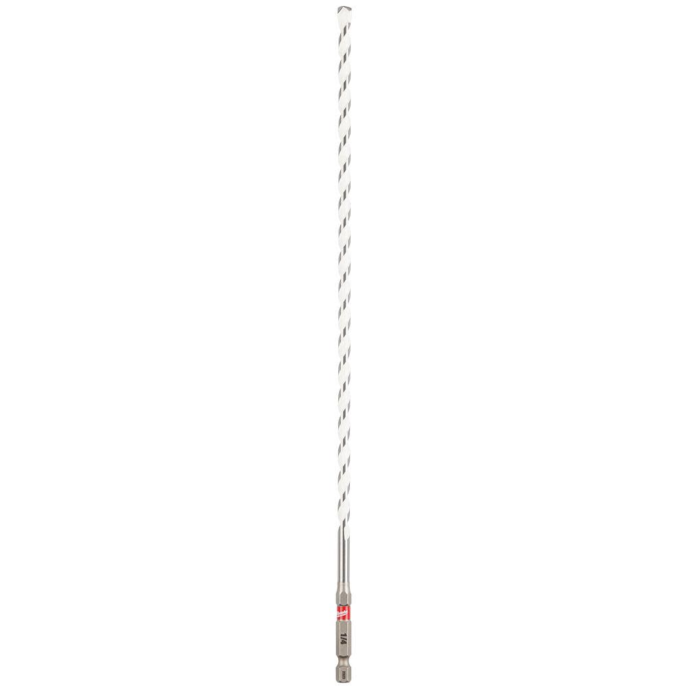 Milwaukee 1/4 Inch x 10 Inches x 12 Inches SHOCKWAVE Carbide Multi-Material Drill Bit