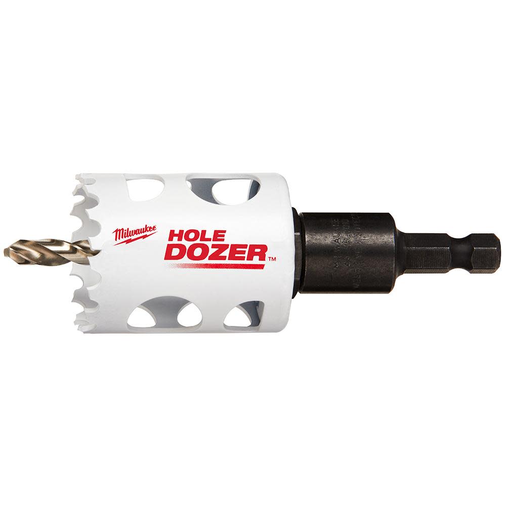 Milwaukee 1-1/2 in. Hole Dozer Bi-Metal Hole Saw with 3/8 in. Arbor