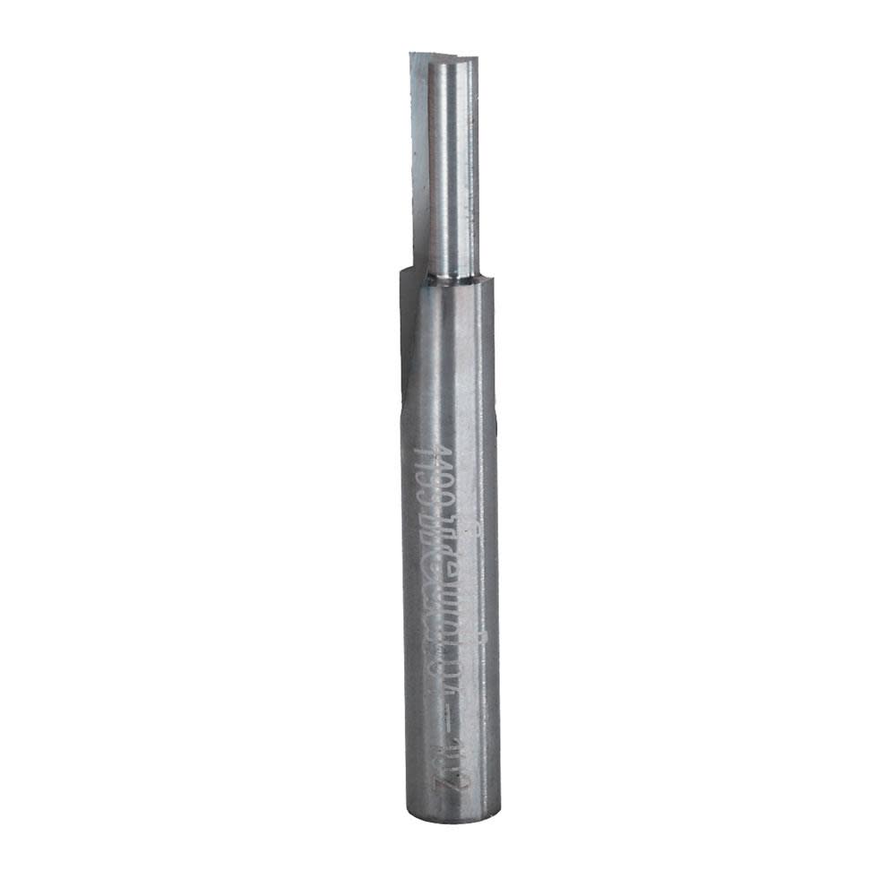 Freud 3/16 In. (Dia.) Double Flute Straight Bit with 1/4 In. Shank