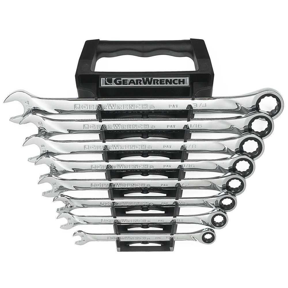 

GEARWRENCH Ratcheting Wrench Set 8 Pc. XL Combination SAE