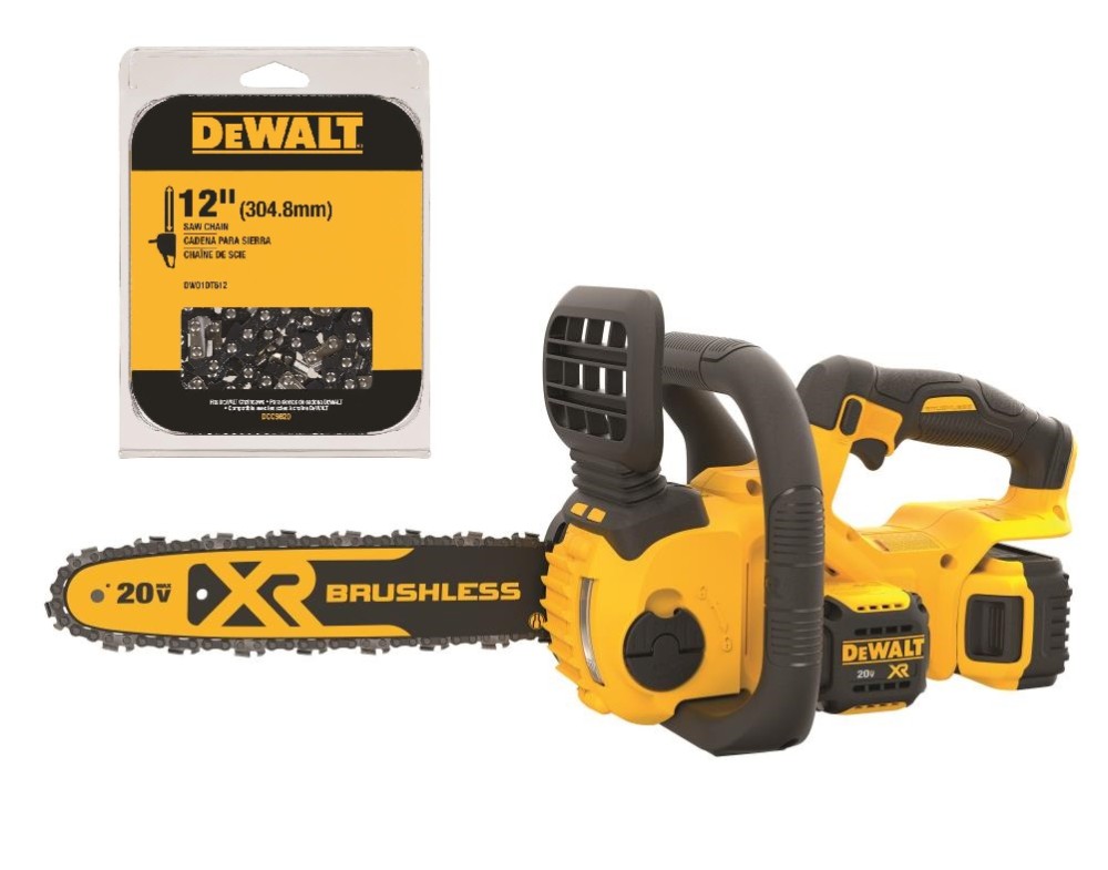 

DEWALT 20V MAX 12" Chainsaw Kit with Extra 12" Chain