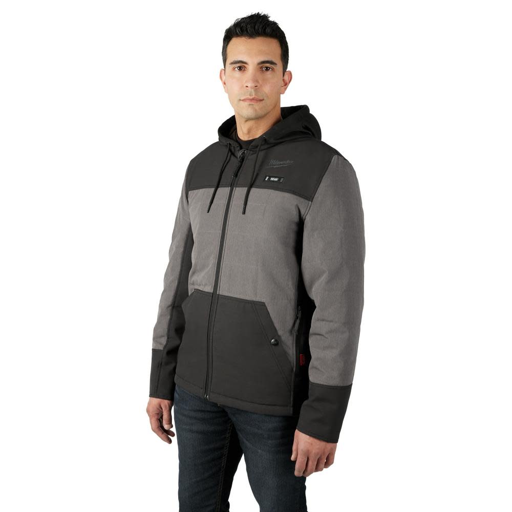 

Milwaukee M12 Heated AXIS Hooded Jacket Kit Gray Medium