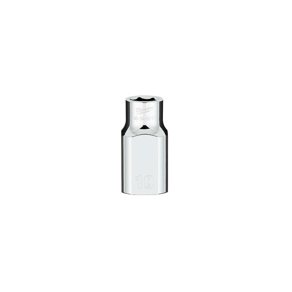 

Milwaukee 1/2 in. Drive 10MM Metric 6-Point Socket with FOUR FLAT Sides