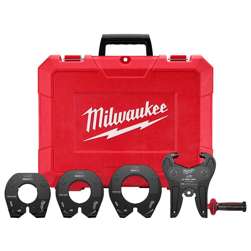 Milwaukee 2-1/2 Inch - 4 Inch NIBCO Press Ring Kit for M18 FORCE LOGIC Long Throw Press Tool