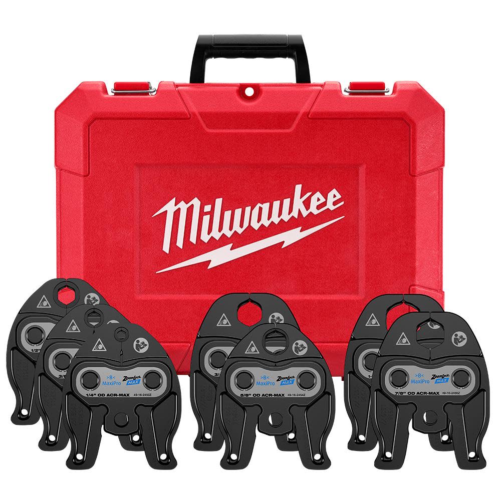 Milwaukee 1/4 Inch - 1-1/8 Inch ZoomLock MAX Press Jaw Kit for M12 FORCE LOGIC Press Tools