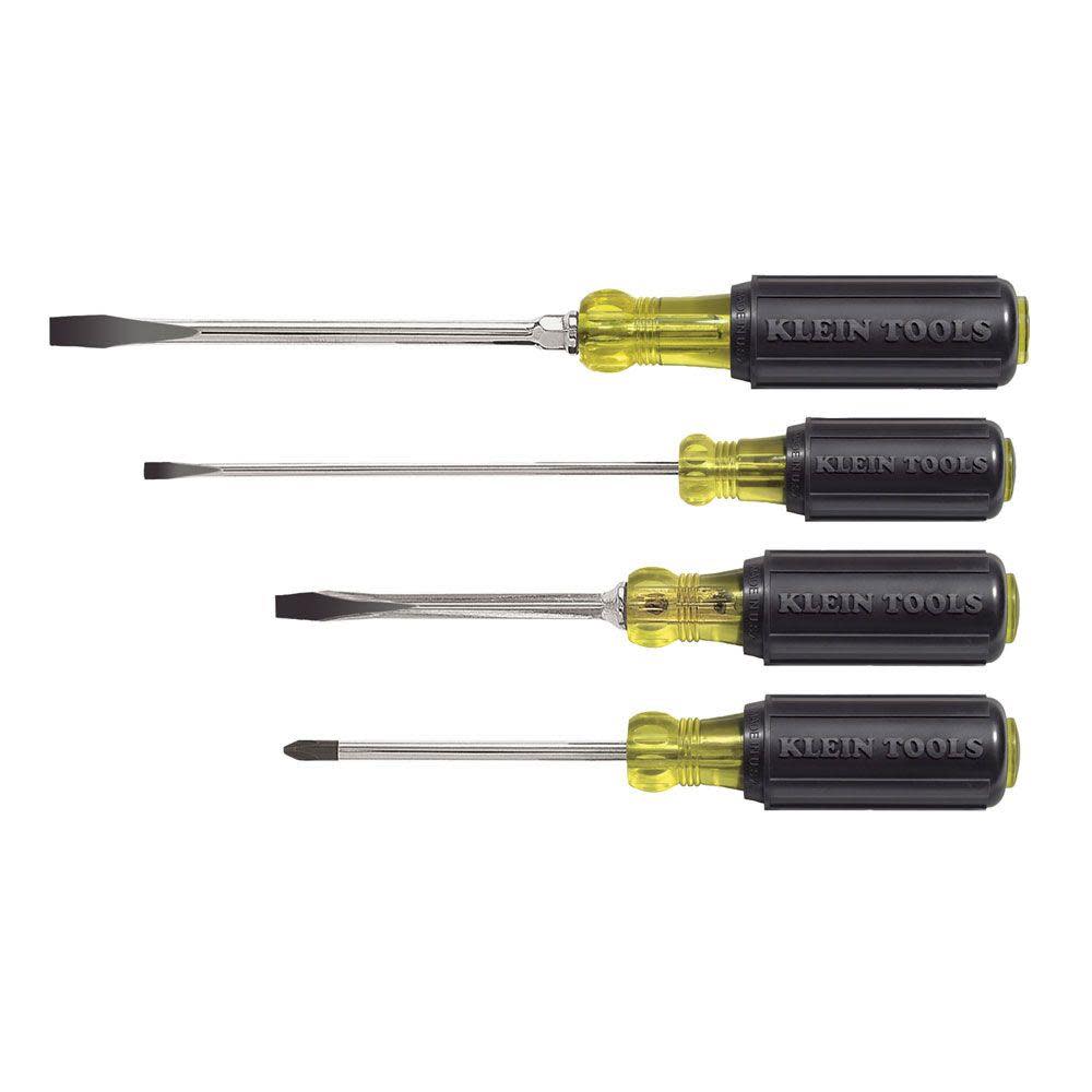 

Klein Tools Cushion-Grip Screwdriver Set 4 Pc
