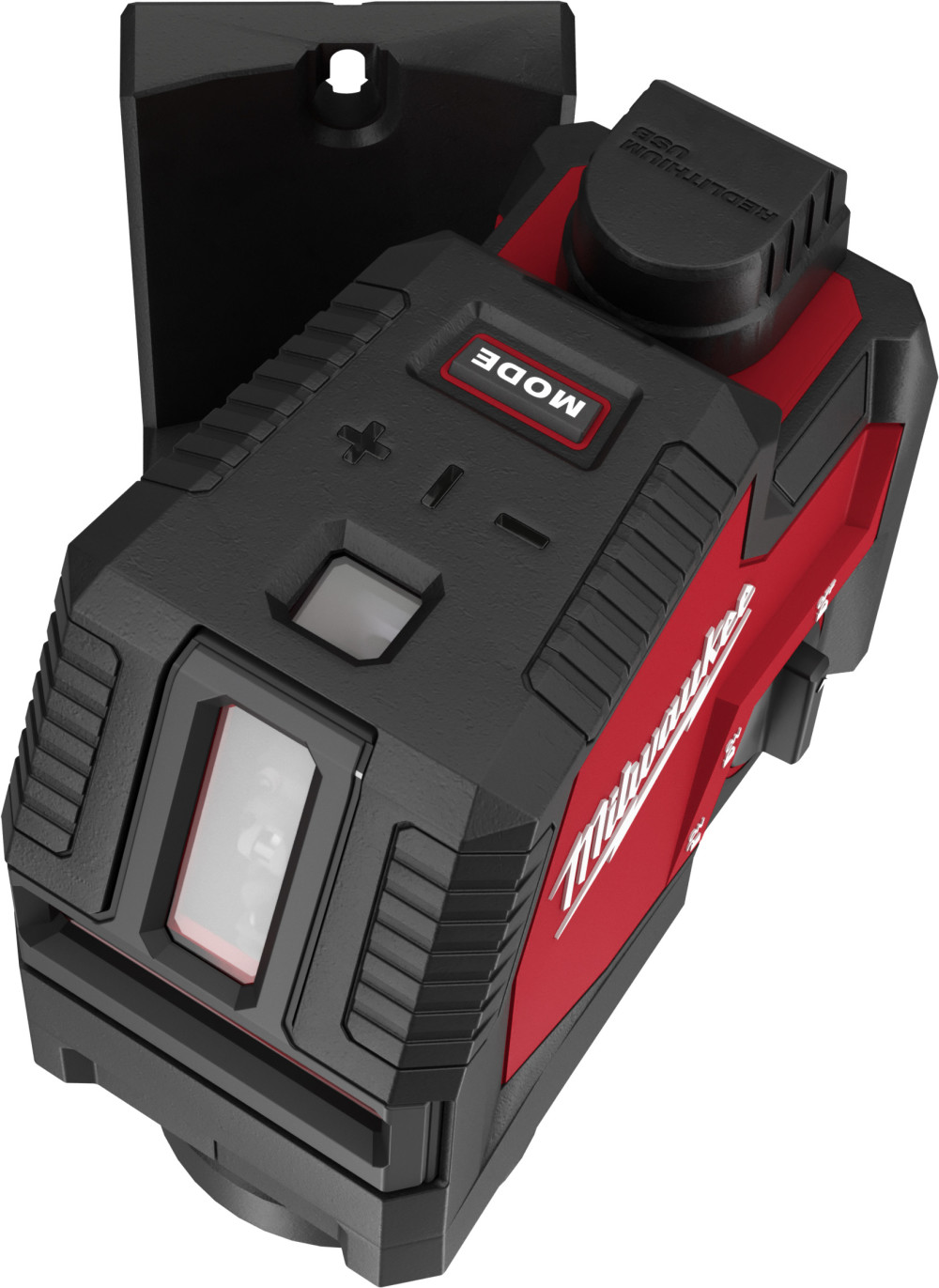 Nouveau Milwaukee 3522-21 Rechargeable USB Green Cross Line & Plumb points Laser