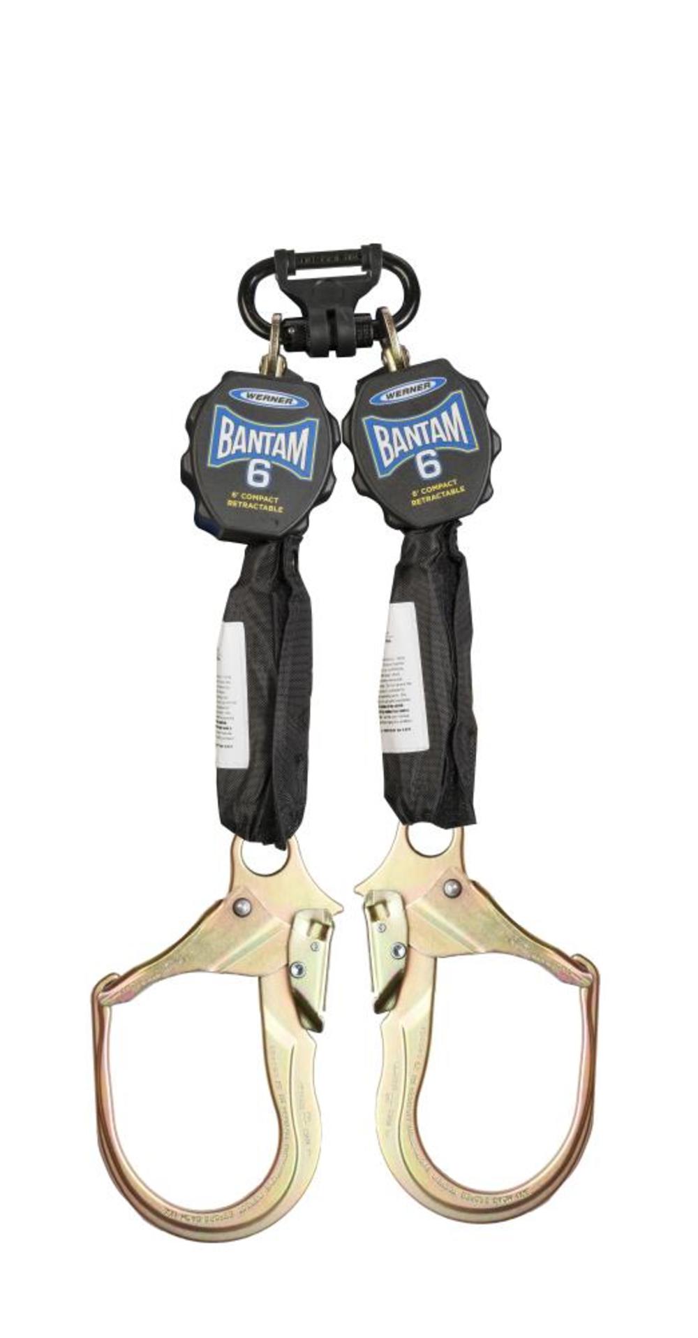 

Werner 6 Ft. Bantam Twinleg Self-Retracting Lifeline with Steel Rebar