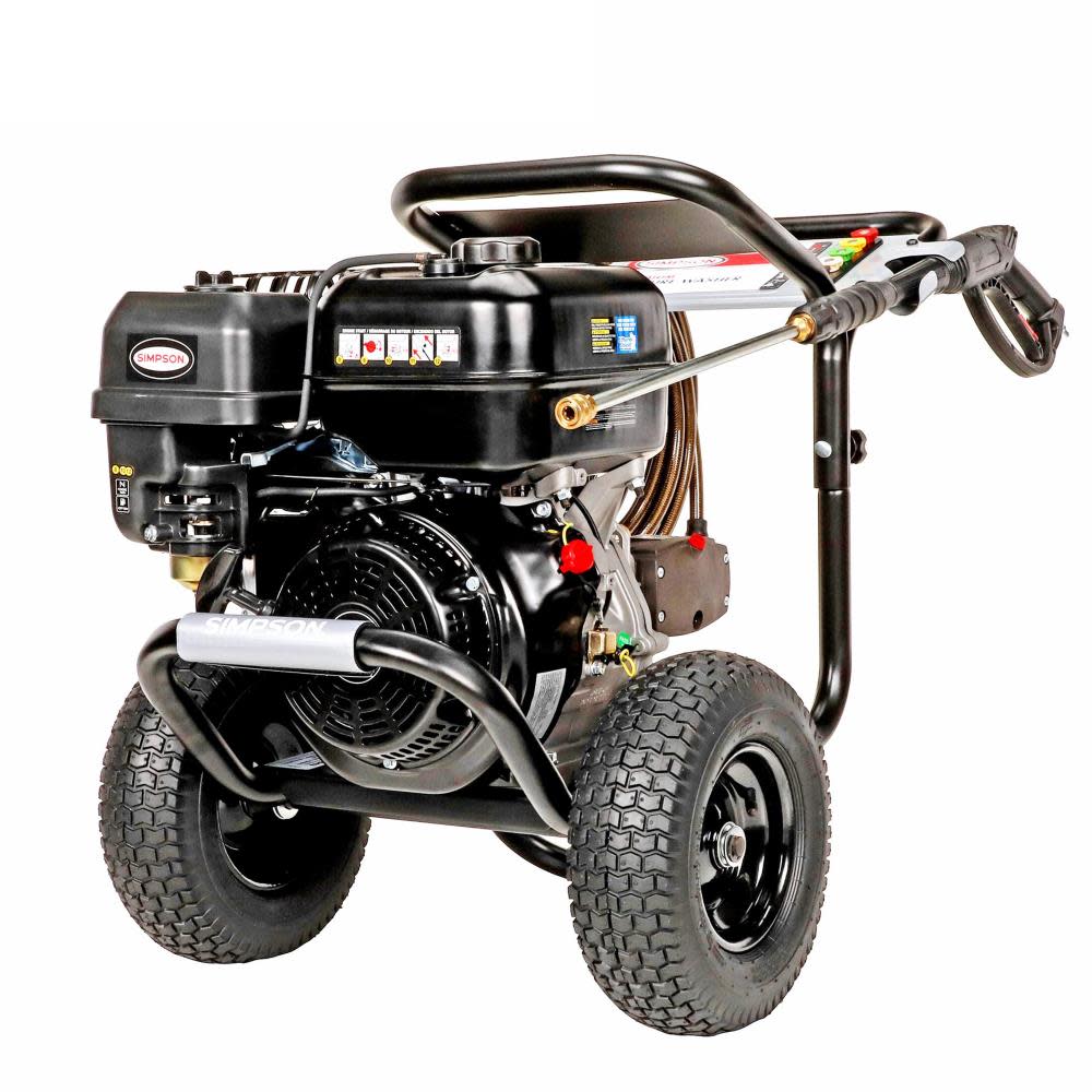 

PowerShot 4400 PSI at 4.0 GPM SIMPSON 420cc with AAA Triplex Plunger Pump Cold Water Professional Gas Pressure Washer