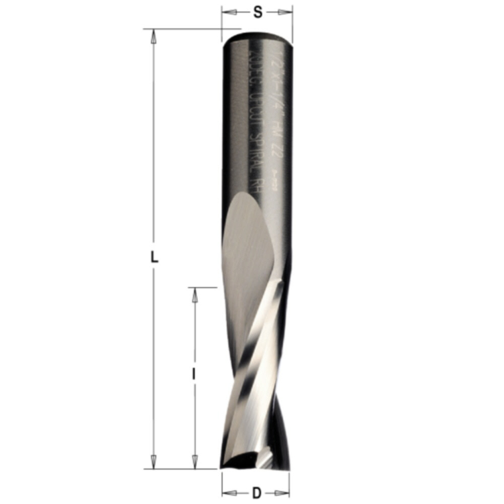 

CMT Solid Carbide Spiral Bit