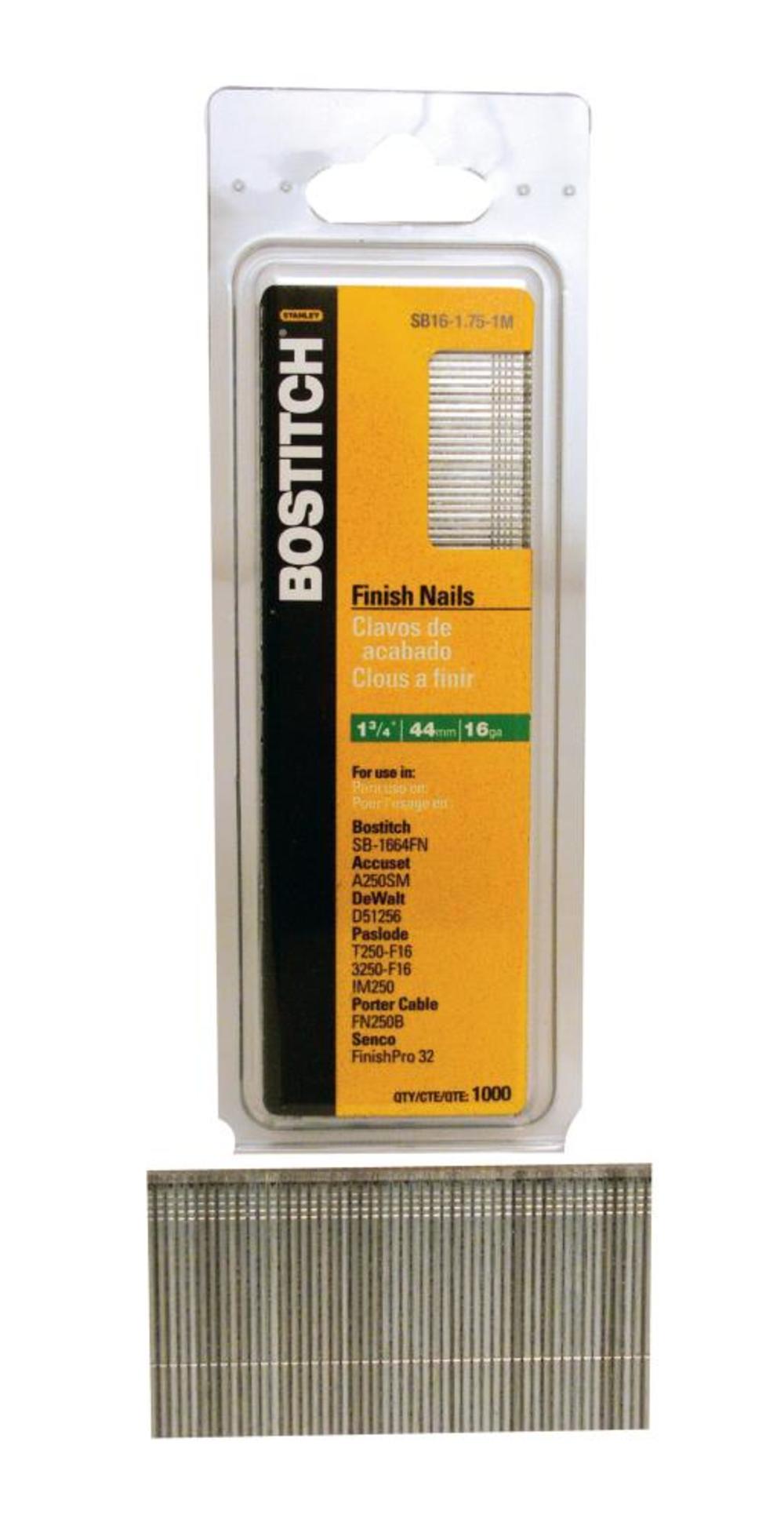 

Bostitch 1000-Count 1.75-in Finishing Pneumatic Nails