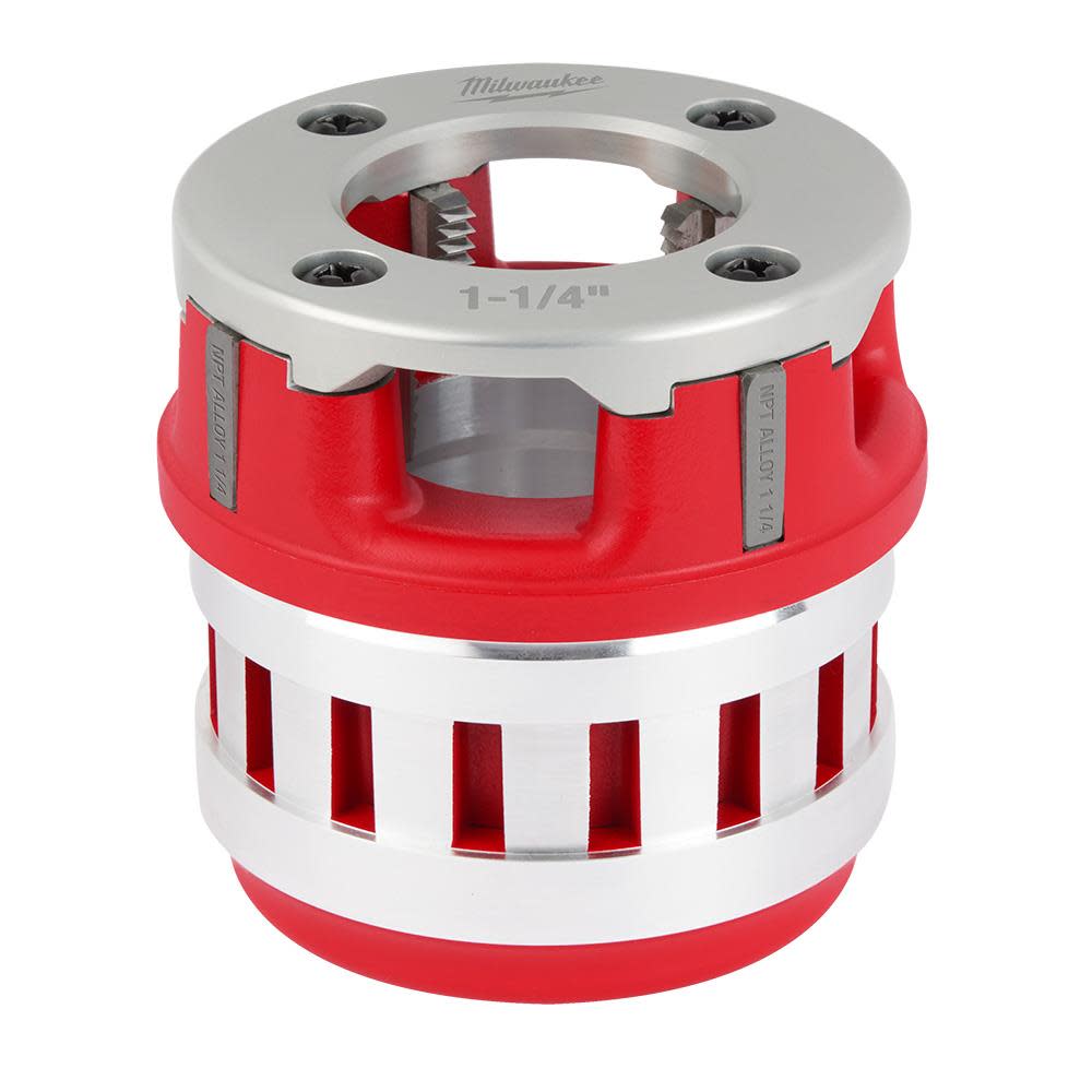 

Milwaukee 1 1/4" ALLOY NPT Forged Aluminum Die Head