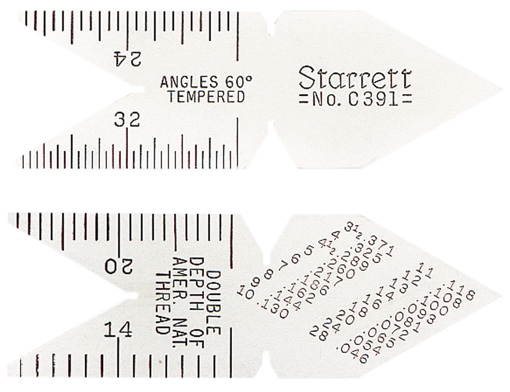 

Starrett No. C391 Series Center Gage