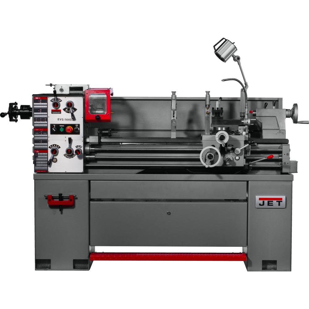 

JET 14 x 40 Lathe with Taper Attachment & Collet Closer