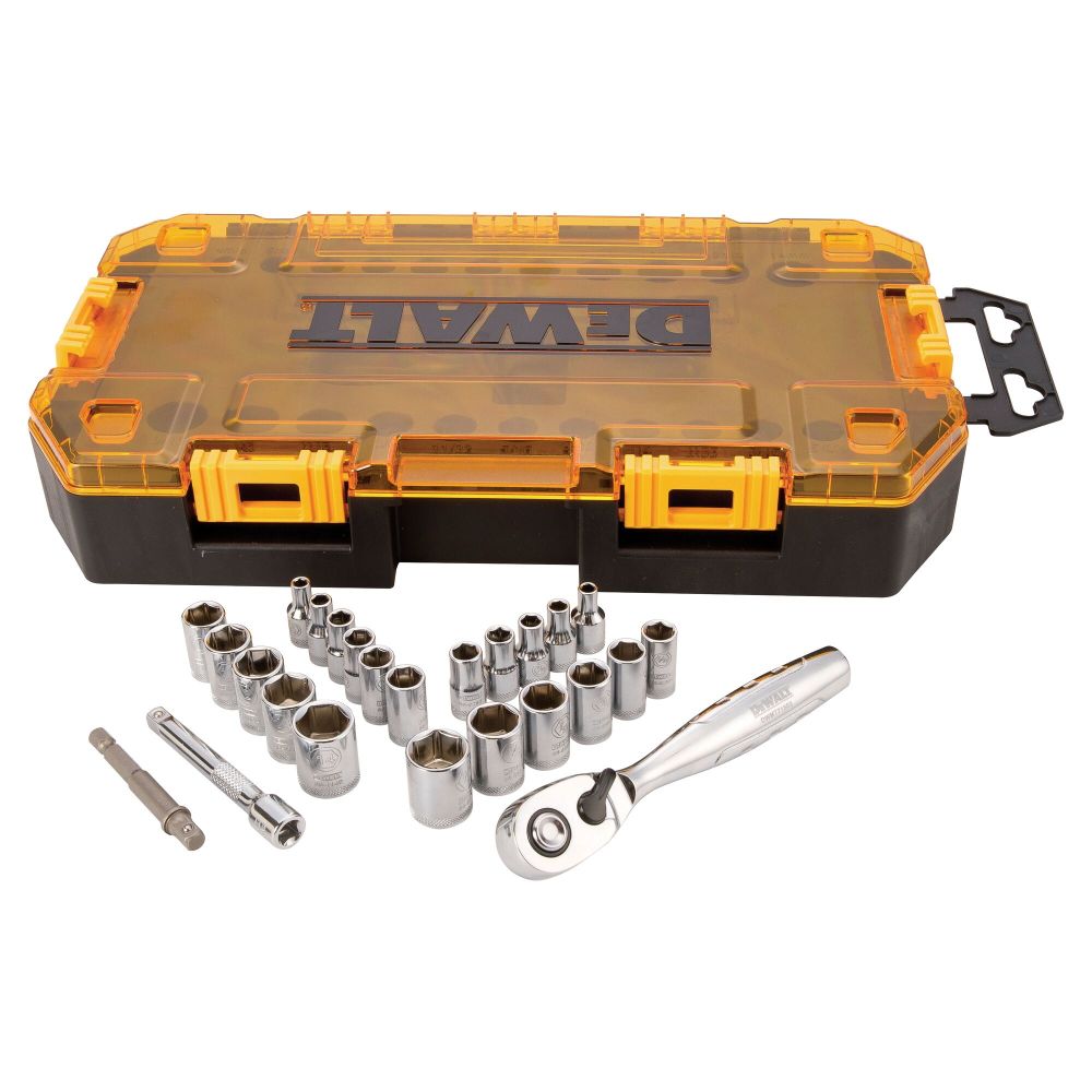 DEWALT 25 piece 1/4 In. Drive Socket Set DWMT73805 - Acme Tools