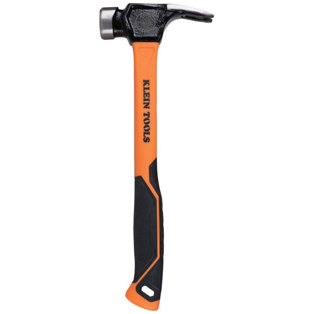 

Klein Tools Lineman's Claw End Milled Face Hammer Large 26oz Head