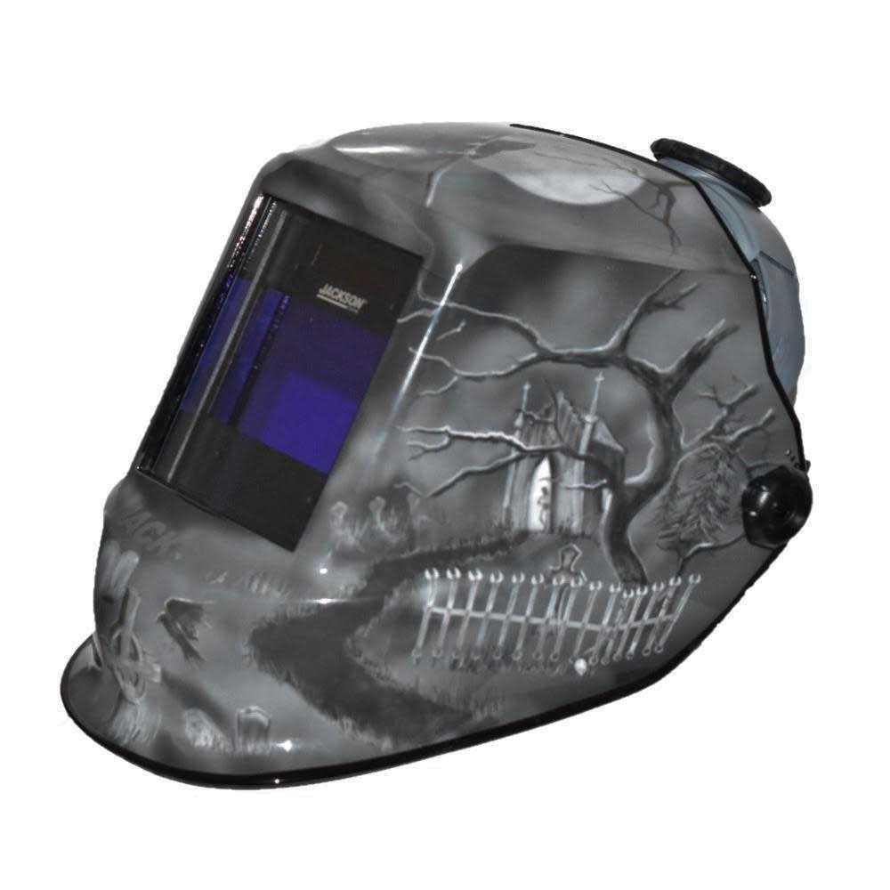 

Jackson Safety Welding Helmet 6 Feet Under Graphics Fixed Shade 10
