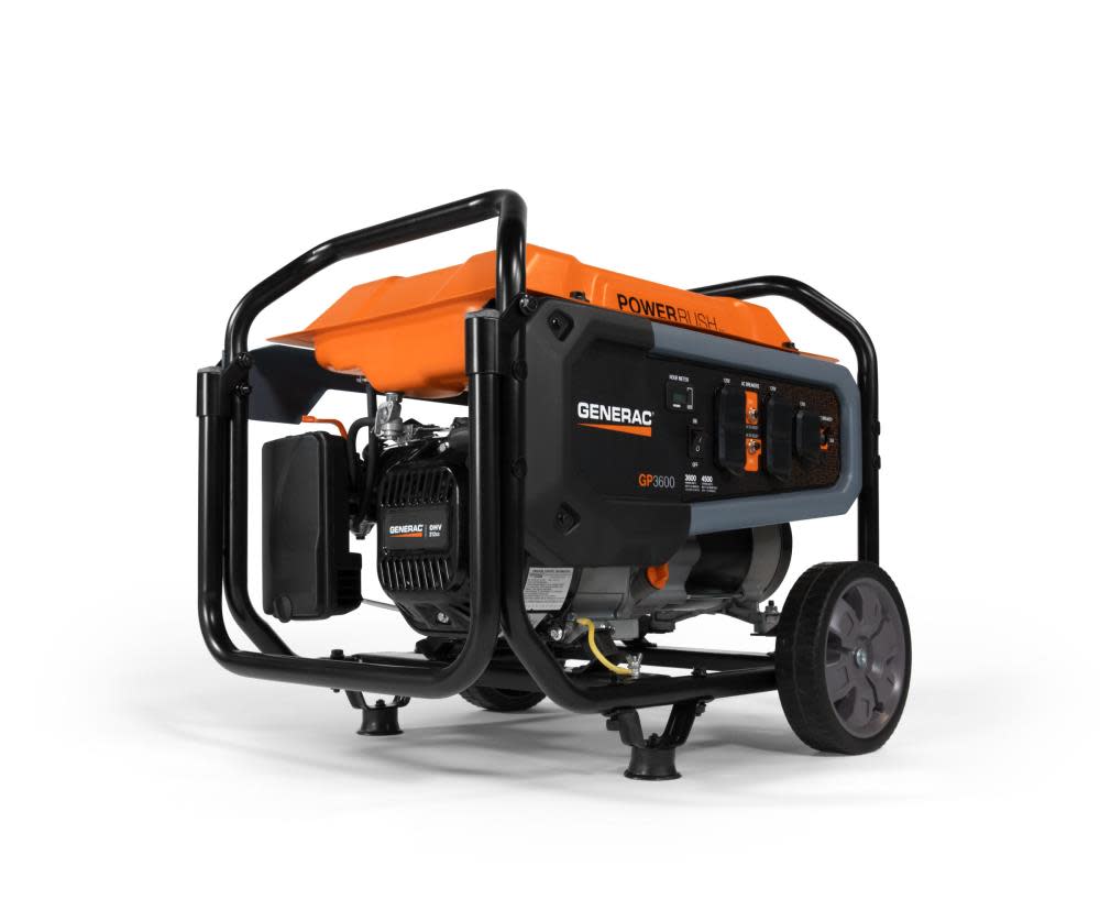 

Generac 3600 Watt GP3600 Portable Generator
