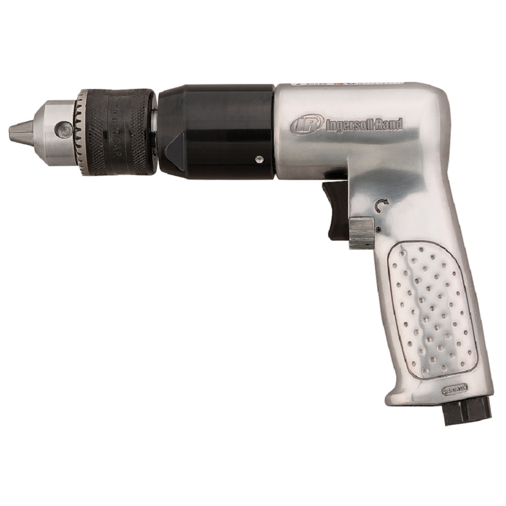 

1/2 In. Chuck Reversible Air Drill, 500 RPM, 0.5 HP
