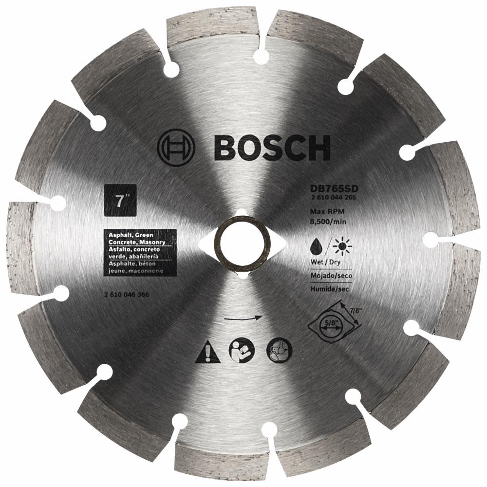

Bosch 7" Standard Segmented Rim Diamond Blade with DKO for Soft Materials