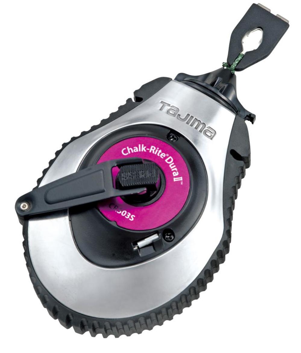 

Tajima Extra Heavy Duty Dura Chalk Box with 1.8 mm Snap Line x 100 Ft.