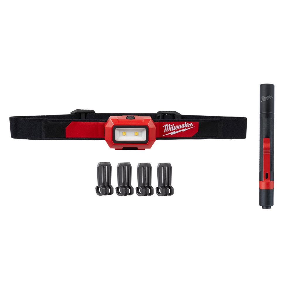 Milwaukee Headlamp & Penlight Kit 2103PEN from MILWAUKEE Acme Tools