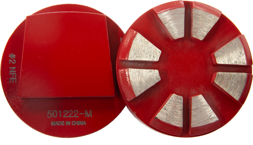 

National Flooring Equipment Medium Bond Metal Grinding Disks - 80 Grit 8mm
