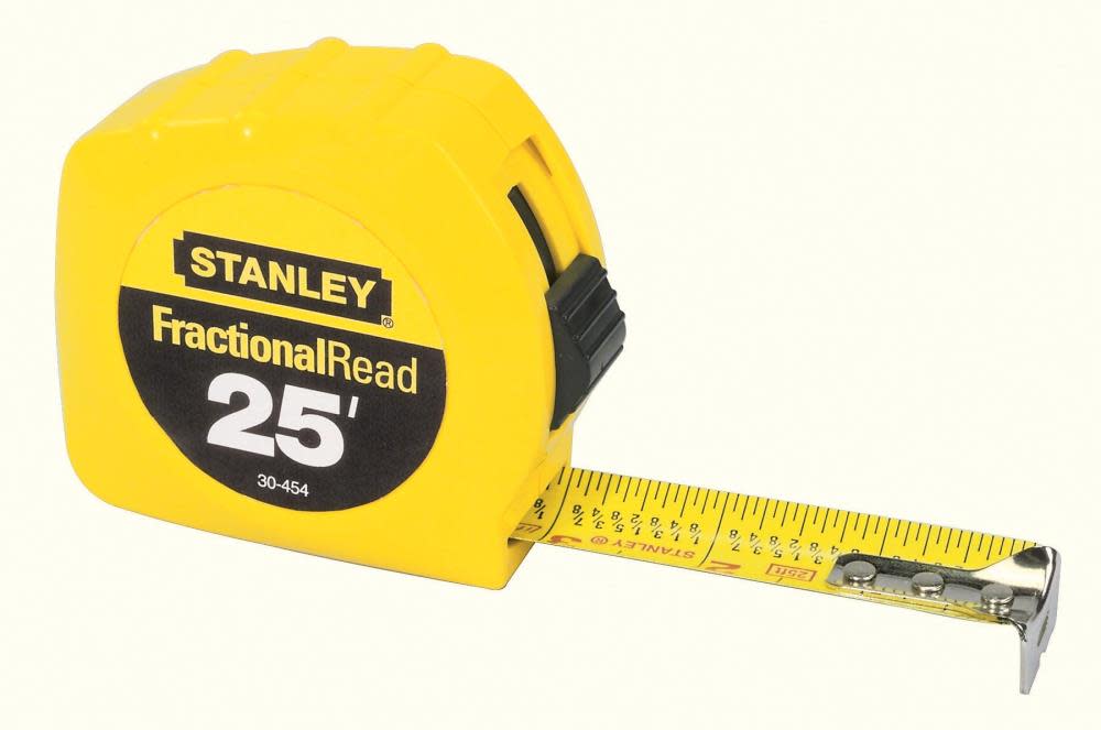 25 Ft. Fractional Tape Measure - 30-454 - By Brand  sku 30-454