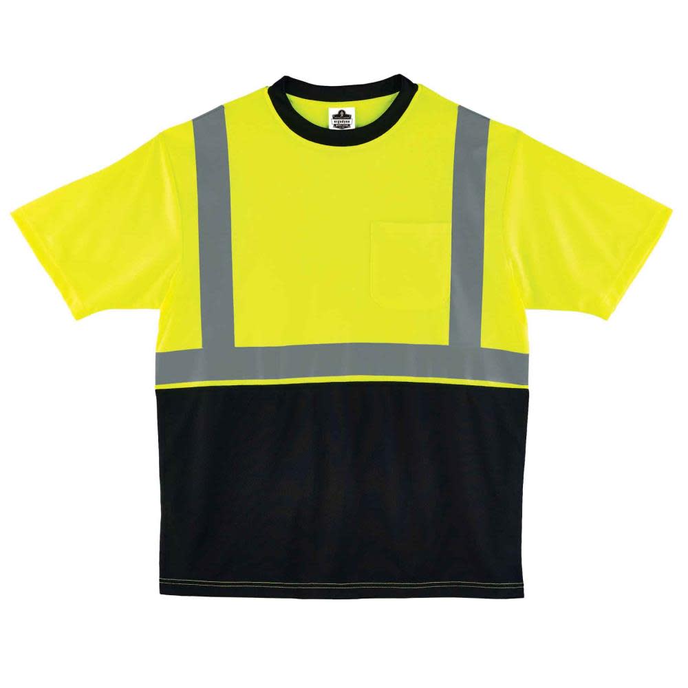 

Ergodyne Glowear 8289BK Type R Class 2 Black Front T-Shirt - Medium