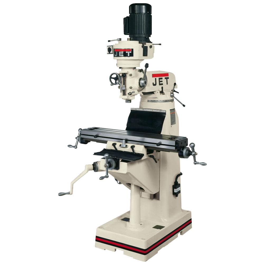 

JET JVM 836-3 with 3-AXIS 200M DRO & TPFA Vertical Milling Machine