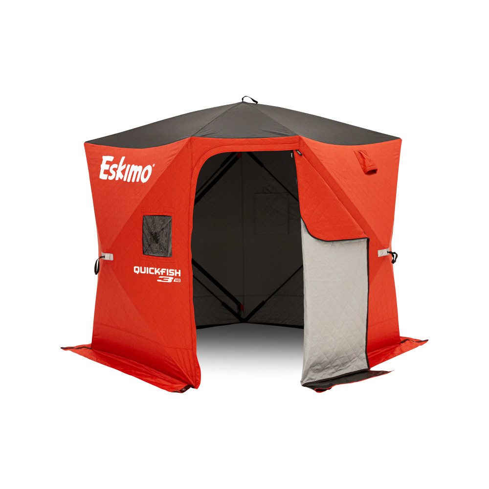 Eskimo QuickFish 3HD, Pop-Up Portable Shelter, No-Trip Door Eskimo QuickFish 3HD, Pop-Up Portable Shelter, No-Trip Door