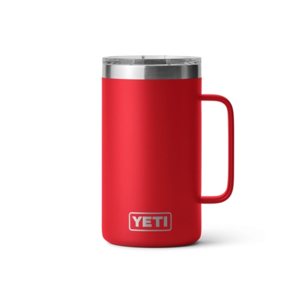 YETI Rescue Red Rambler 24 Oz. Mug With Magslider Lid New