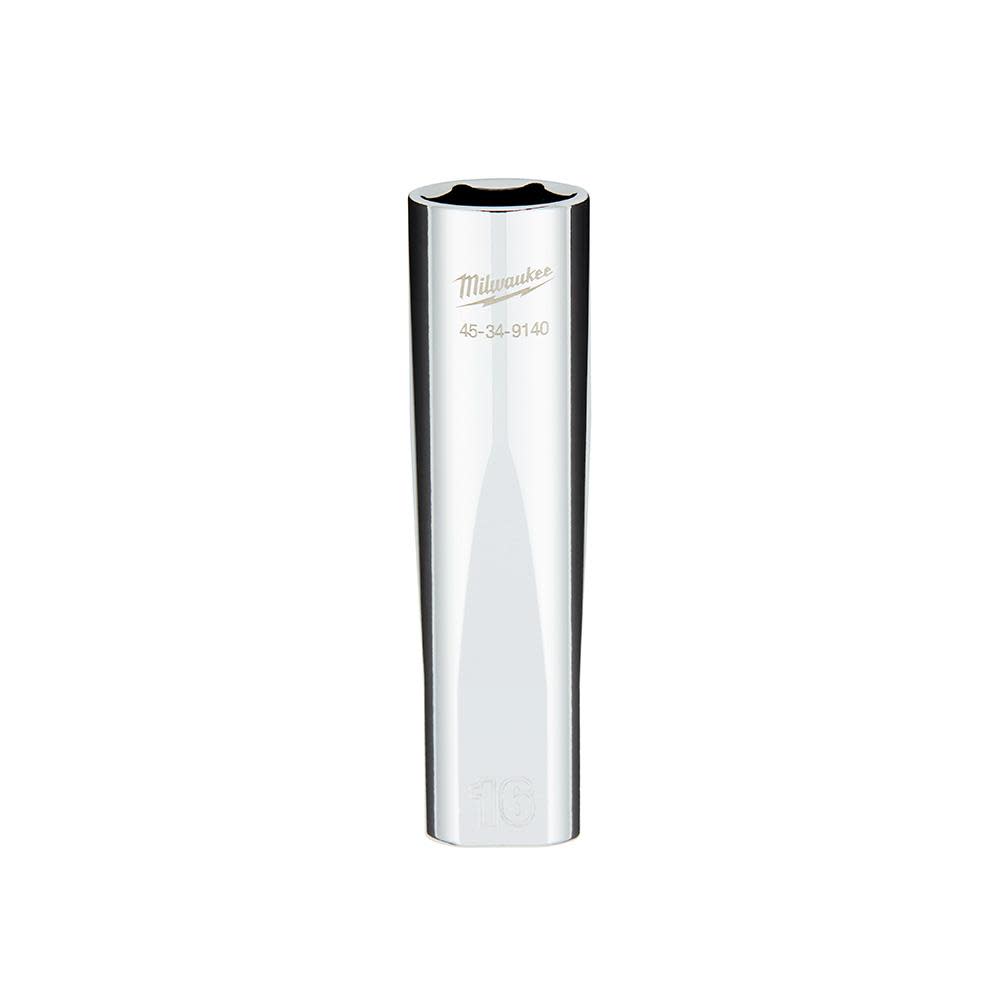

Milwaukee 1/2 in. Drive 16MM Metric 6-Point Deep Socket with FOUR FLAT Sides