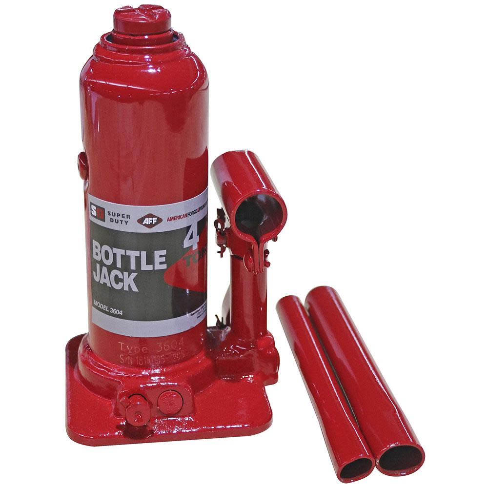 

American Forge Super Duty 4 Ton Hydraulic Bottle Jack Manual Welded Cylinder