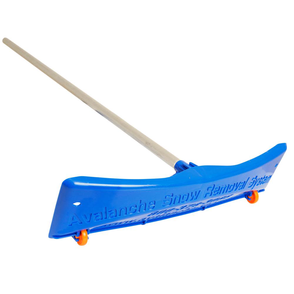 Avalanche SnowRake Deluxe 20 ft. Aluminum Handle Roof Rake with 24 Inch ...