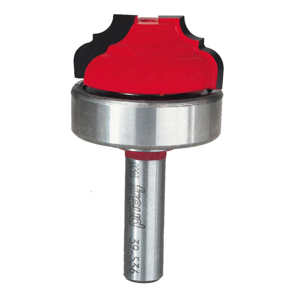 

Freud 3/16 In. Radius Top Bearing Cove & Bead Groove Bit with 3/8 In. Shank