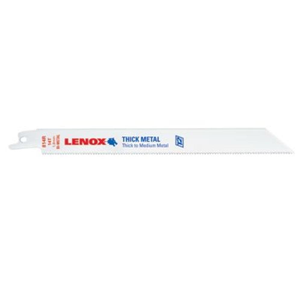

Lenox 5-Pack 8-in 14-TPI Bi-Metal Reciprocating Saw Blades