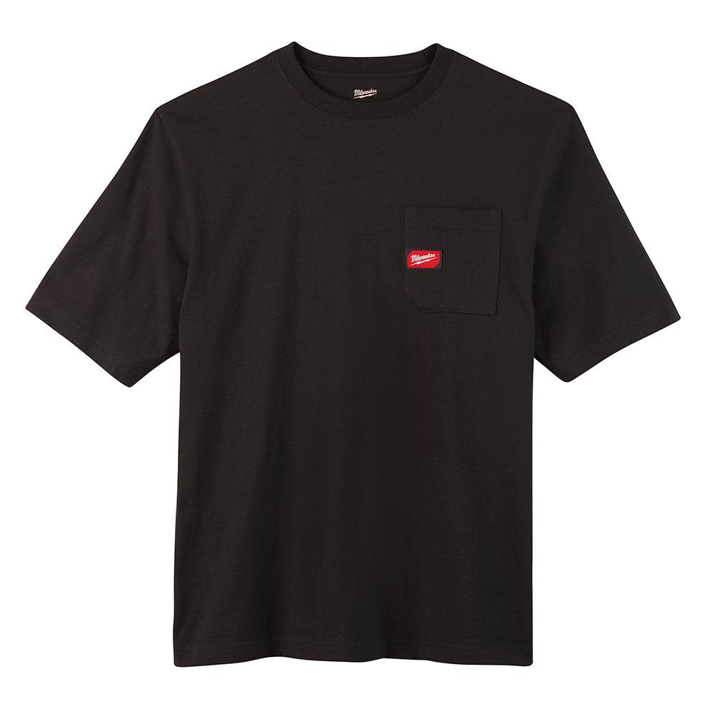 

Milwaukee Heavy Duty Black Pocket Short Sleeve T-Shirt - 3X