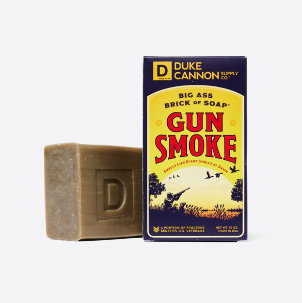 

Duke Cannon 10oz BRICK OF SOAP Gun Smoke