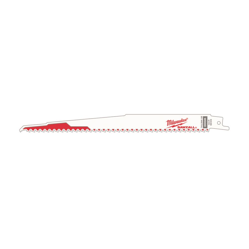 Milwaukee 9 in. 5 TPI SAWZALL Blade (50 Pack)